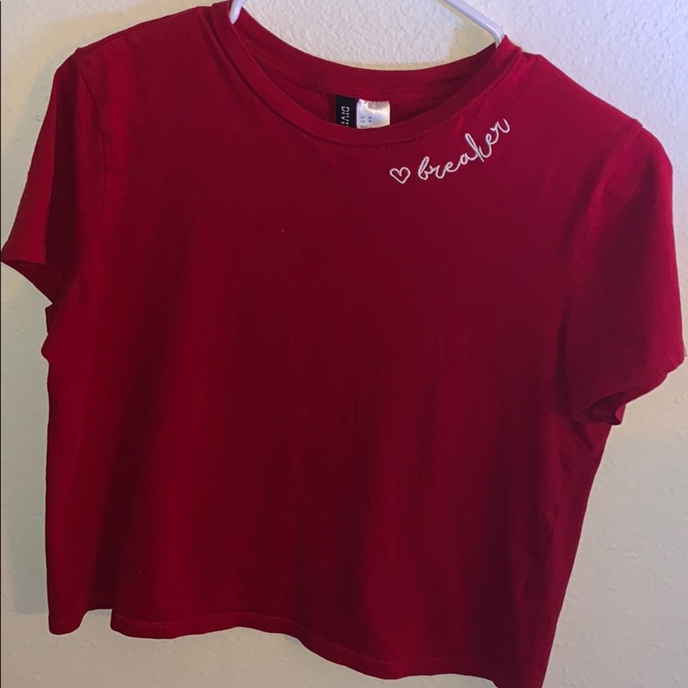 H&M broken heart top